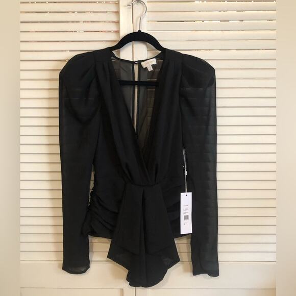 NWT Ronny Kobo Trina Black Top XS - Picture 2 of 9